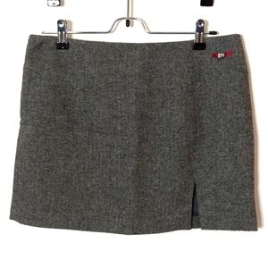 Italian Made Wool Mini Skirt, size S